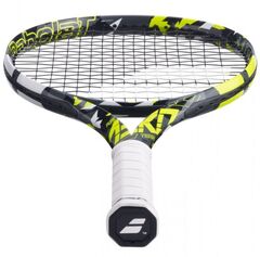 Теннисная ракетка Babolat Pure Aero Team - grey/yellow/white  + струны + натяжка