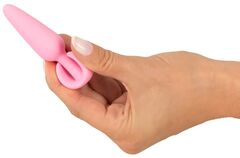 Розовая анальная втулка Mini Butt Plug - 8,4 см. - 