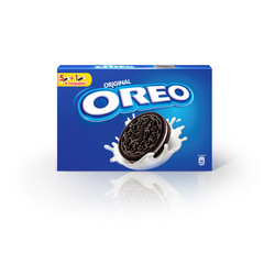 Печенье песочное Oreo с какао и начинкой с ванильным вкусом 228 г