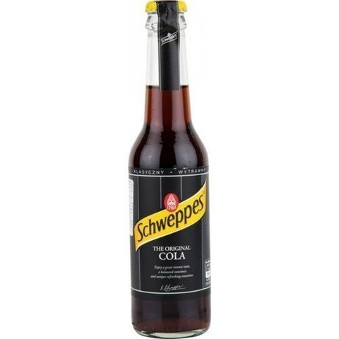 Schweppes Cola Швепс Кола 0,275 л в стекле