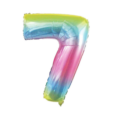 Цифра "7" Радуга