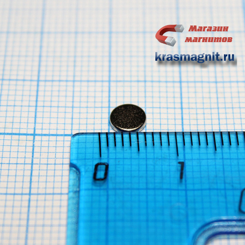 Неодимовый магнит Вираж диск 5х1 мм
