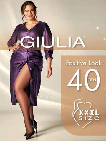 Колготки большого размера Positive Look 40 Giulia