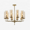 Люстра Glass Tube Chandelier 10 Amber