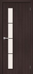 Дверь Тренд-4 / Цвет Wenge Veralinga / Стекло Magic Fog / Двери Браво