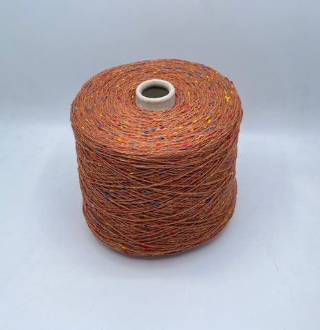 G&G Filati (пр.Италия),art-Tweedwool 400/100гр,70%Меринос 30%Шелк , цвет-Терракотовый твид. арт.32073