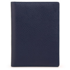 п41 FD кожа синий /фрагола (обложка для паспорта)