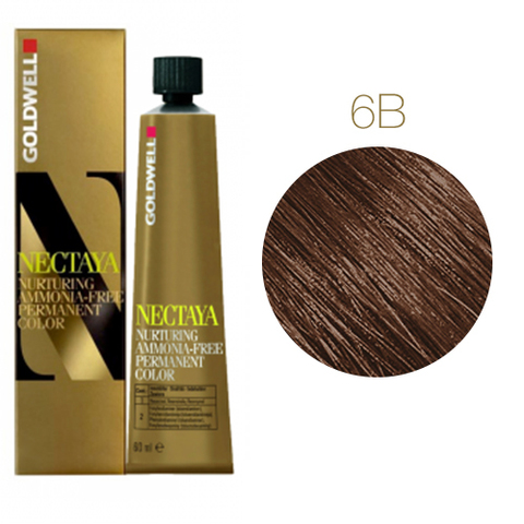 Goldwell Nectaya 6B (коричневый золотистый) - Краска для волос