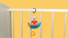 Игрушка музыкальная подвеска MAMAN МЕДВЕЖОНОК RM-25 (стандарт)