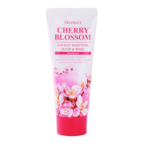 Deoproce Moisture Hand & Body Cherry Blossom Lovely - Крем для рук и тела питательный