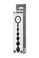 Анальная цепочка черного цвета A-toys - 19,8 см. - 