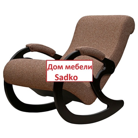 Кресло-качалка мод.5 (Мальта-03/Венге) Ткань