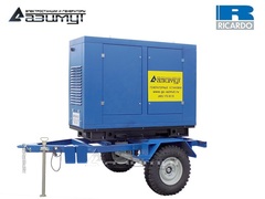 Дизельный генератор Азимут ЭД-24-Т400-1РПМ19 Ricardo на шасси в капоте