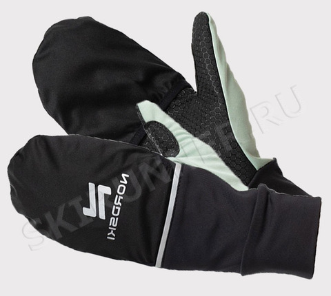 Варежки-перчатки Nordski Pro Black/Ice Mint