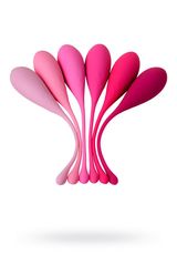 Набор из 6 розовых вагинальных шариков Eromantica K-ROSE - 
