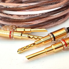 DAXX S182g Акустический кабель 12AWG (3.3мм.кв), класса Hi-End из монокристаллической меди -готовая пара-