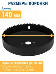 Коронка HCS по дереву/гипсокартону ПРАКТИКА 