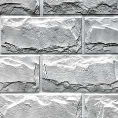 Фасадные панели Блок, светло-серый Fineber (Файнбир)