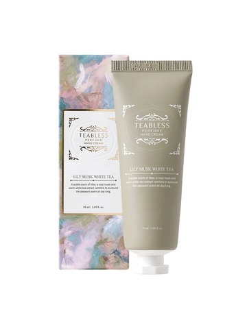 Teabless Lily Musk White Tea Perfume Hand Cream, Парфюмированный крем для рук «Лилия, Мускус, Чай», 50 мл