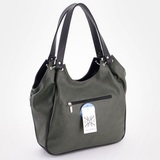 Сумка Саломея 284 македония оливковый + черный