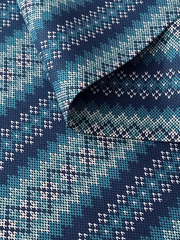 Ткань бязь плательная, рис. "Норвежский рисунок", ширина 150 см, арт. 116