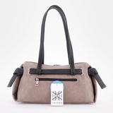 Сумка Саломея 2032 македония тауп + черный