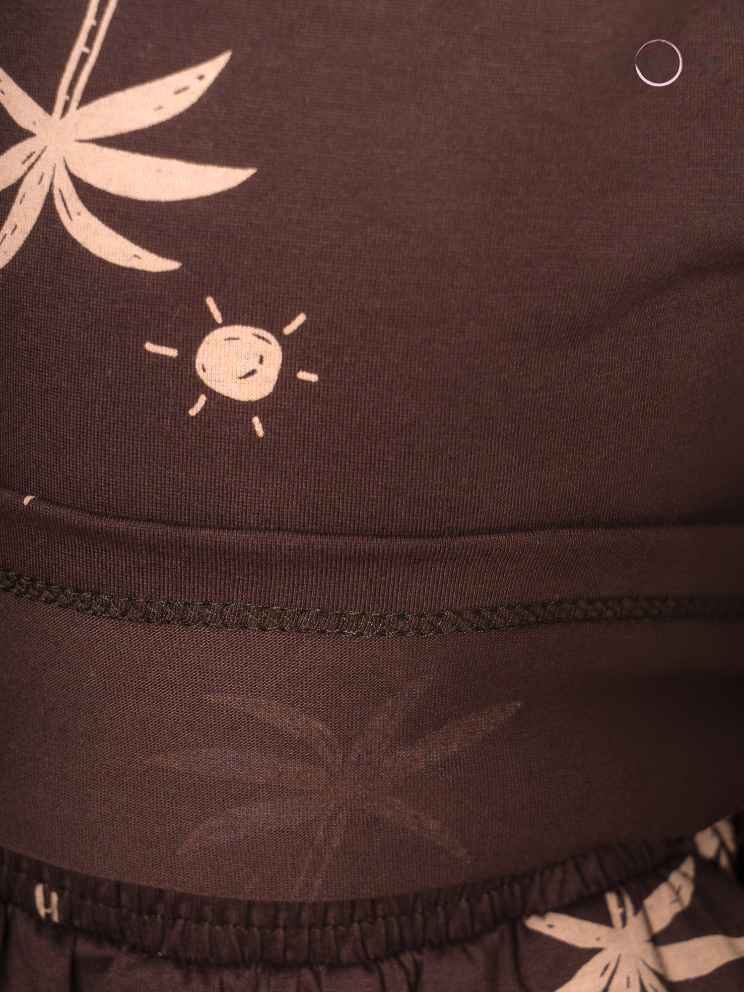 Костюм Light men пальмы коричневые