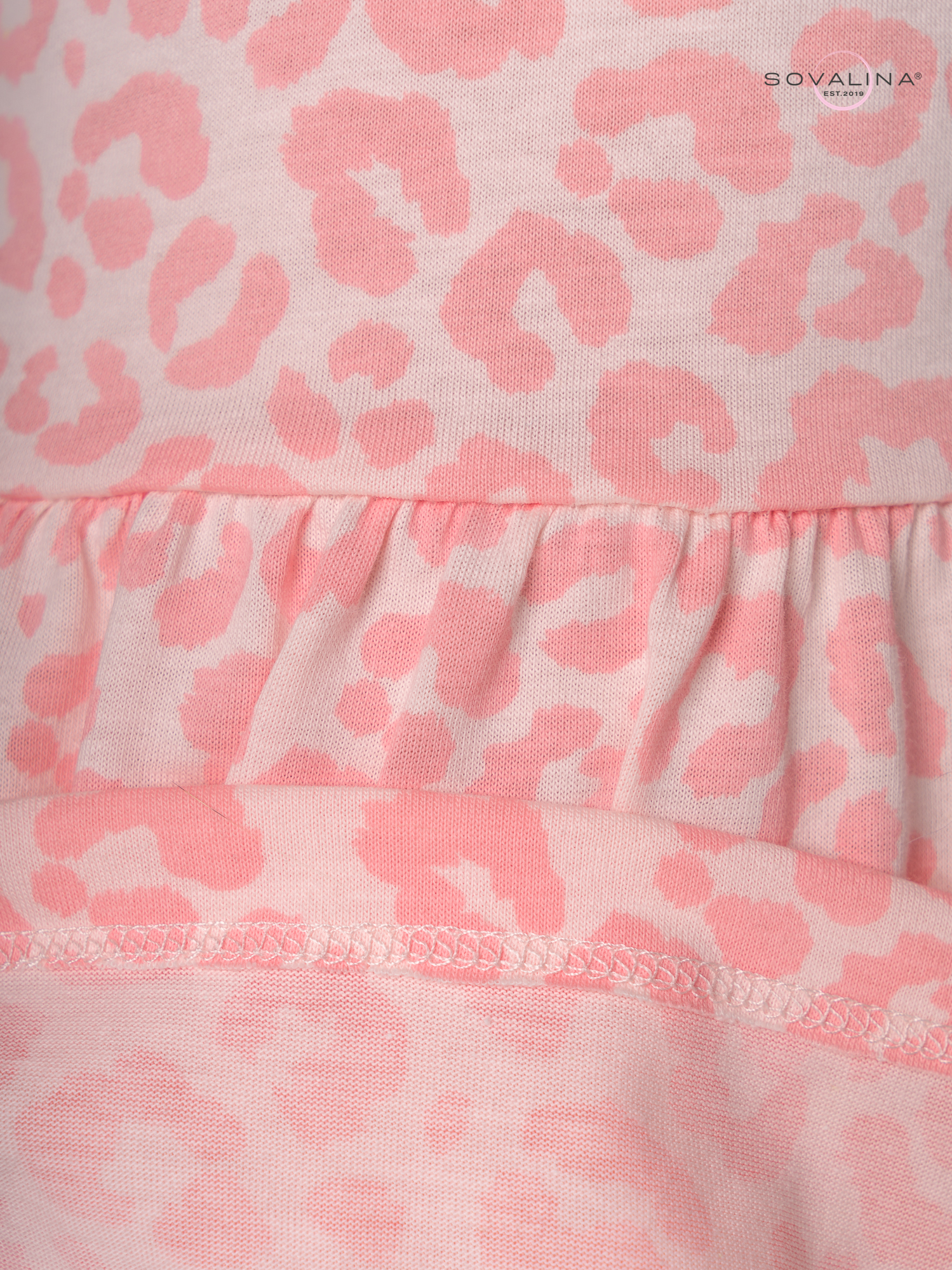 Платье Лето лео персик