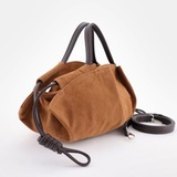 Сумка Саломея 2016 эко-замша миндаль