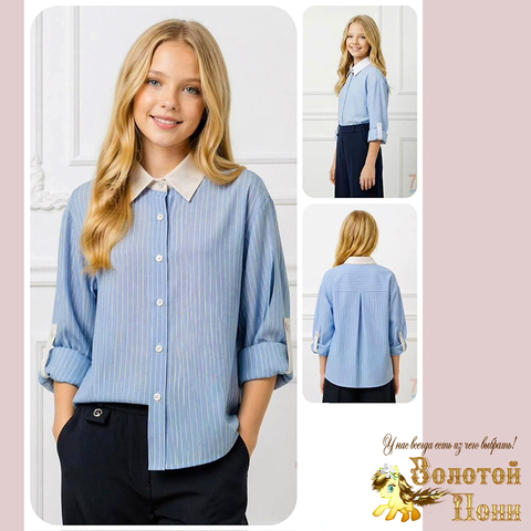 Блуза шифон д (10-15) 260620-S-1315
