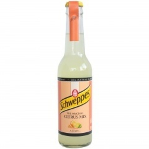 Schweppes Citrus mix Швепс цитрусовый микс 0,275 л в стекле