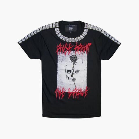 The Saints Sinphony | Футболка мужская ROSE FROM THE DEAD TEE BLACK STN003 перед