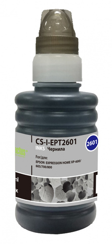 Чернила Cactus CS-I-EPT2601 черный 100мл для Epson ExpHo XP33/103/203/207/303/306