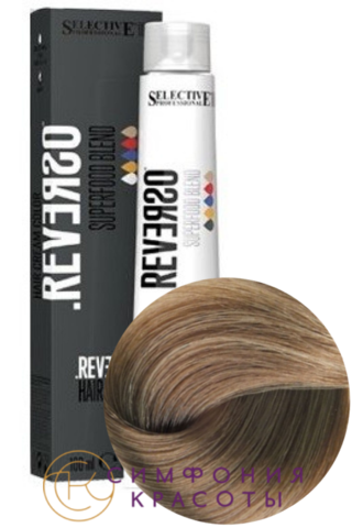 Крем-краска без аммиака Reverso Hair Color 8.0 Светлый блондин Selective, 100 мл