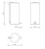 Decor Walther 0612750 Decor Walther Bin 3 Ведро 14.5xh33.5см, с педалью и крышкой, цвет: белый матовый