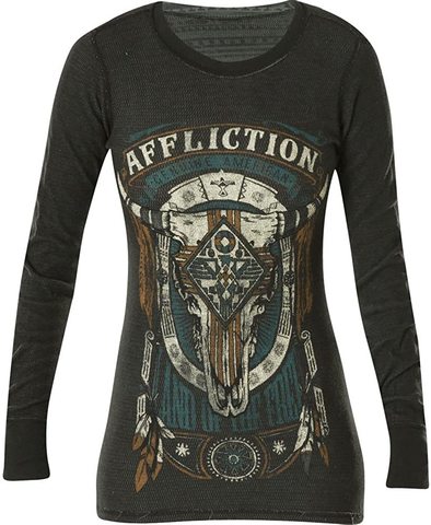 Affliction | Пуловер двусторонний женский Land Of The Free AW12073 перед