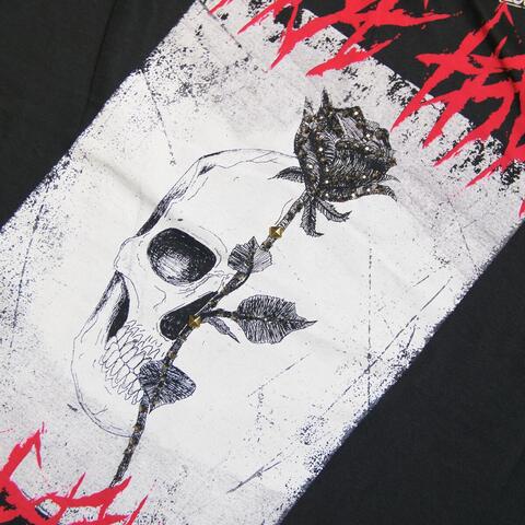 The Saints Sinphony | Футболка мужская ROSE FROM THE DEAD TEE BLACK STN003 принт спереди