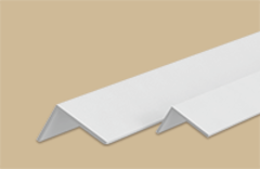 Угол ПВХ асимметричный белый 20х40х2700 мм