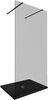 Allen Brau Infinity 3.21040.BBA.T Душевая перегородка, цвет: чёрный
