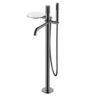 Boheme 129-SGM.2 Смеситель STICK напольный Shine Gun Metal c ручкой TOUCH