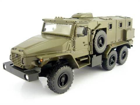 Ural-4320VV Armored MVD Russia Interior Ministry Troops handmade 1:43