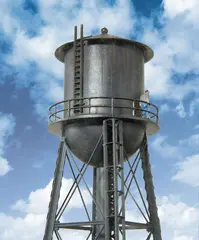 Водонапорная башня (сборка) N 1:160