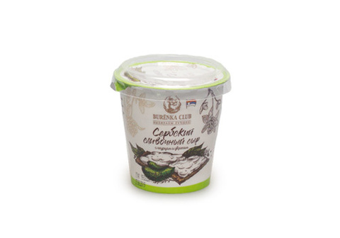 Сыр Сербский сливочный с огурцом и укропом Burenka Club, 150г