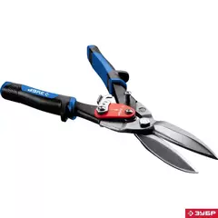 ЗУБР 300 мм, прямые удлинённые ножницы по металлу, Профессионал (23130-SL)