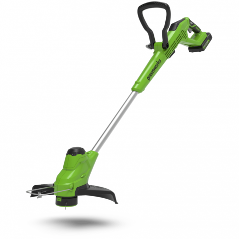 Аккумуляторный триммер Greenworks G24LT28, 24v, (2107107), 28 см, без АКБ и ЗУ