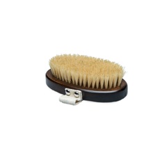 ALMASPA Щетка на ремне с щетиной кабана средней жесткости для сухого массажа