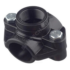 Седелка ПЭ Дн 25х1/2" ВР Ру16 с резьбовым выходом VALFEX 121001525012