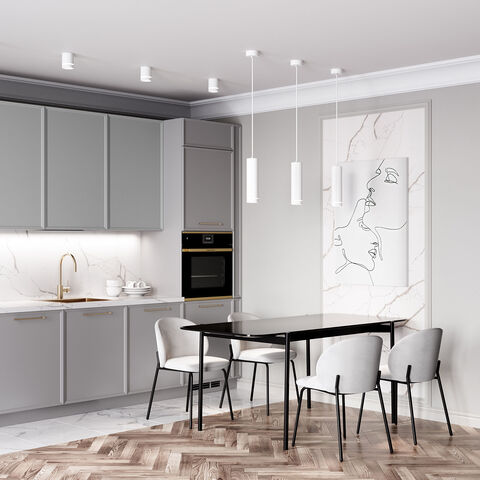 Подвесной светодиодный светильник Elektrostandard Topper DLR023 белый матовый