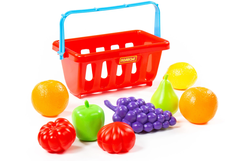 Набор продуктов с корзинкой (9 элементов) (в сеточке)