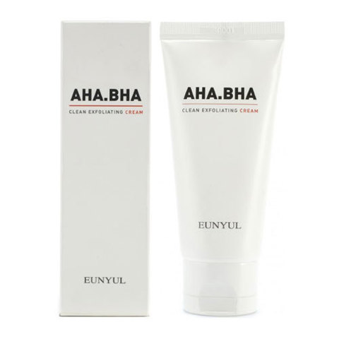 Eunyul AHA BHA Clean Exfoliating Cream - Обновляющий крем с AHA и BHA кислотами для чистой кожи